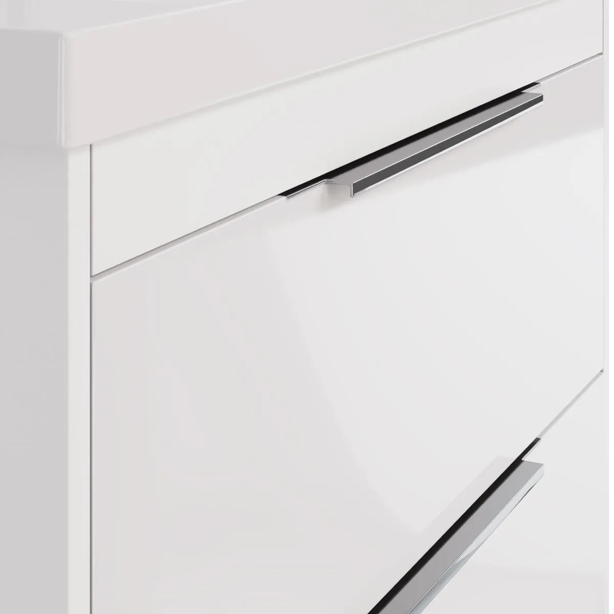 Тумба под раковину подвесная/напольная Dreja Prime 70 см, белый