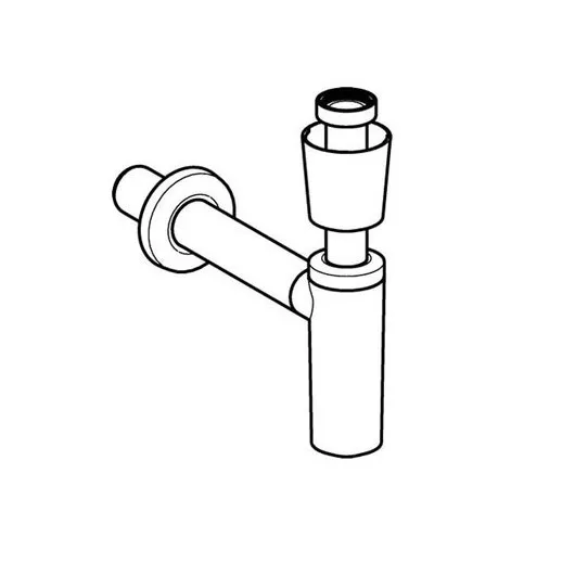 Сифон для раковины Geberit Uniflex альпийский белый (151.034.11.1)