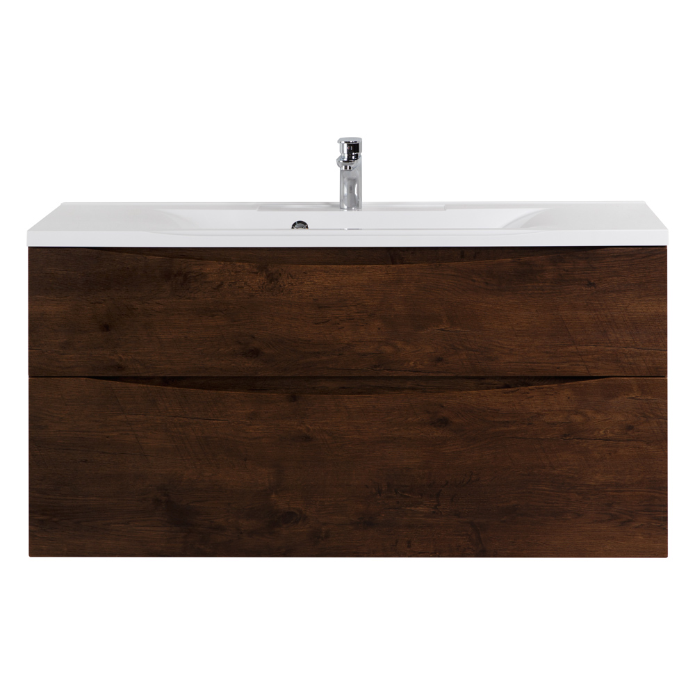 База под раковину подвесная BelBagno Marino-H60 1100х600х450 мм, Rovere Moro (MARINO-H60-1100-2C-SO-RW-P)