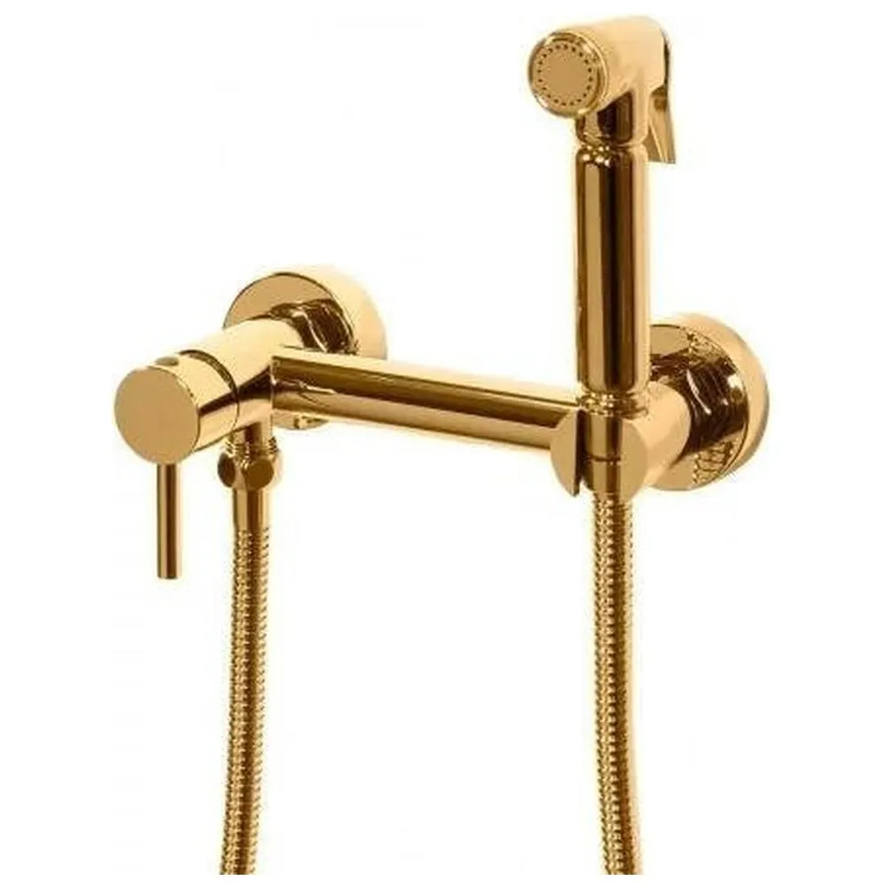 Гигиенический душ со смесителем Grocenberg GB103NGO, золото
