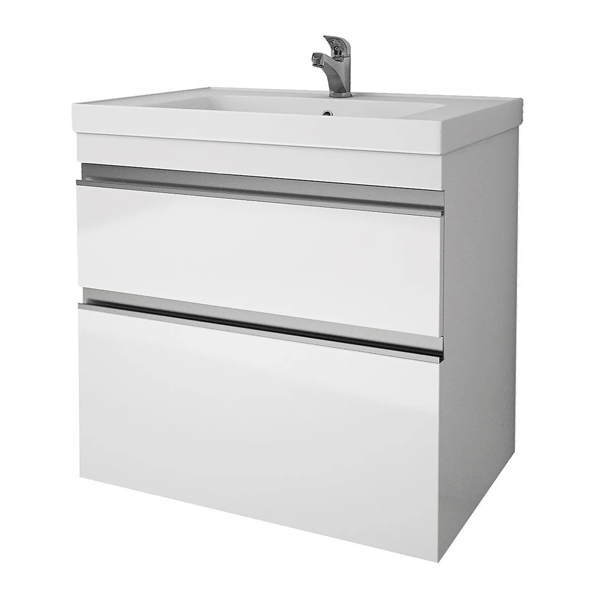 Тумба под раковину подвесная/напольная Dreja Grace Plus 70 см, белый