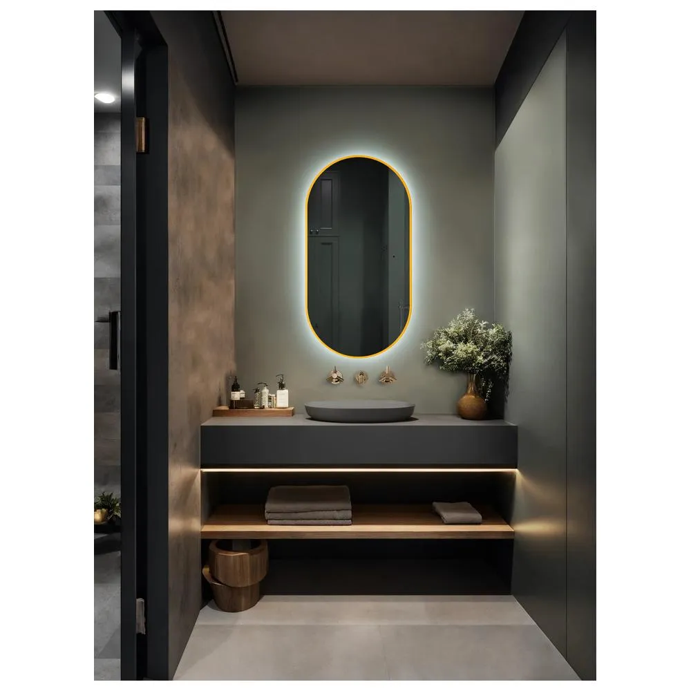 Зеркало Silver Mirrors Viva-GOLD 550х1050 (бесконтактный сенсор) гор/верт