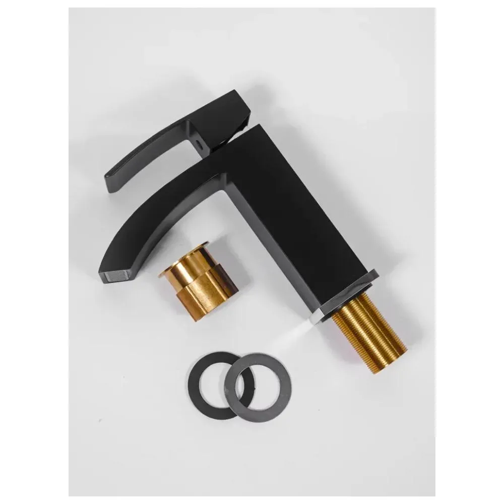 Набор для ванны 3 в 1 Hansberge H7077BC, черный/хром