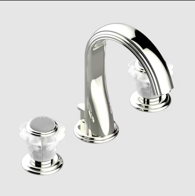 Смеситель для раковины THG Dahlia, никель (A41 B01 151M)