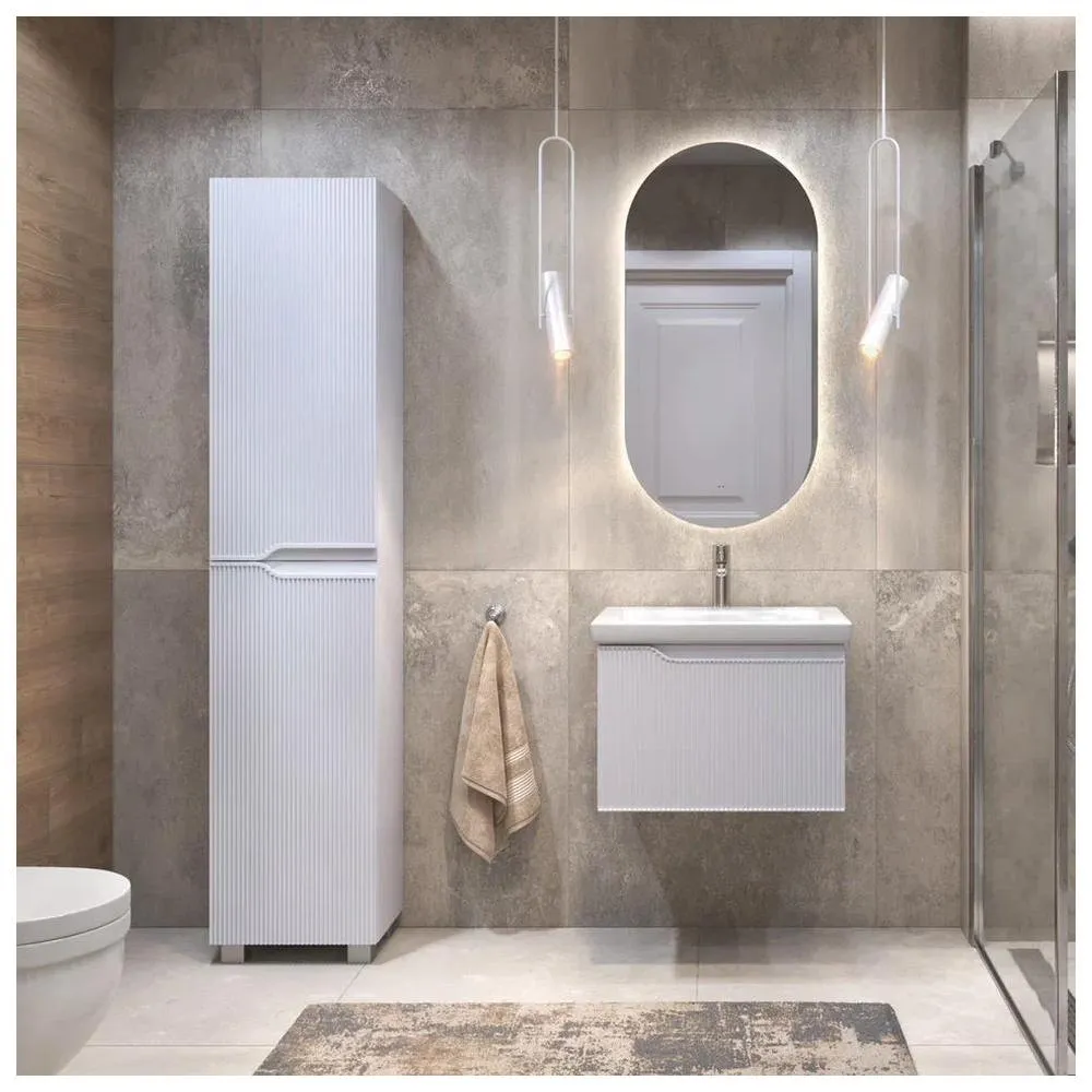 Тумба с раковиной подвесная VIGO Neo 339-com, 60 см