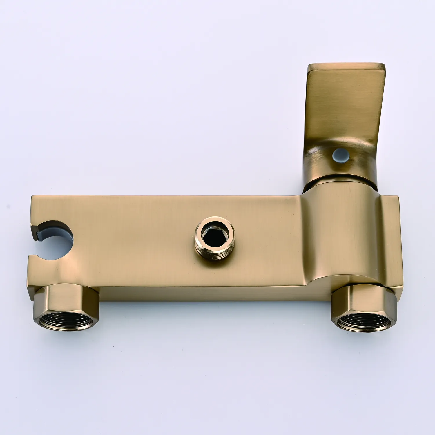 Гигиенический душ со смесителем Rose R1805G-1, золотой сатин