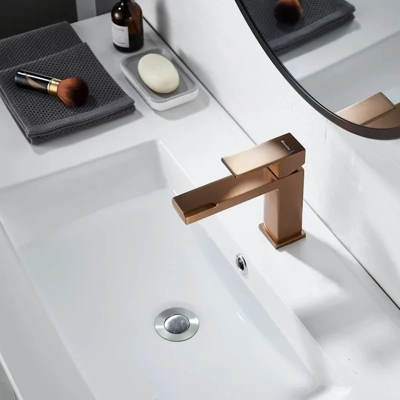 Cмеситель для раковины Knotlor KN-20/RB, бронза