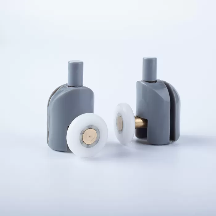 Ролики IDDIS 2 верхних, 2 нижних одинарные, D=23 мм серый, стекло 4 мм (966S23GR4DZ)