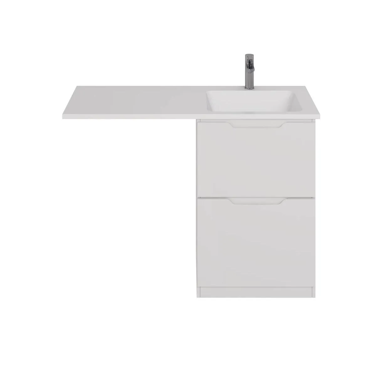 Тумба под раковину напольная Dreja Bona 60 см, белый