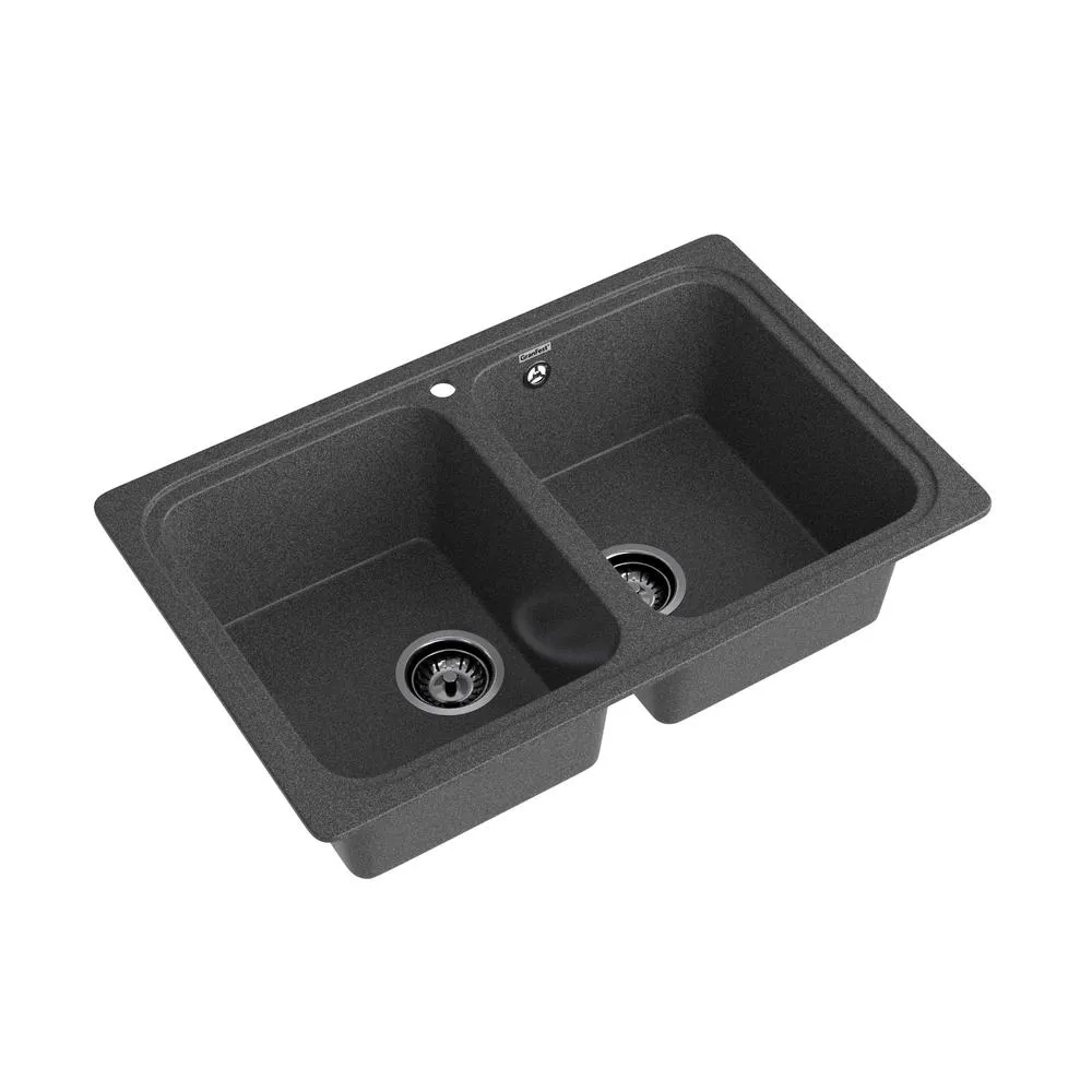 Кухонная мойка GranFest STANDART 780K, графит