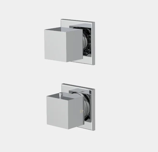 Смеситель для душа Fima Carlo Frattini Fimatherm, на 2 потребителя, золото брашированное (F3963N7OS)