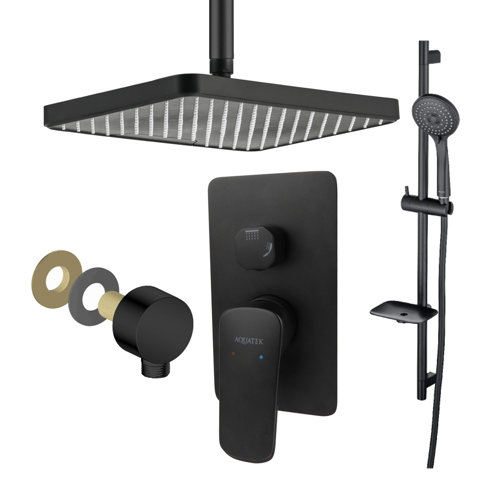 AQ1075MB ВЕГА Set 4 в 1 (AQ1046MB+AQ2071MB+AQ2454MB+AQ2011MB), матовый черный