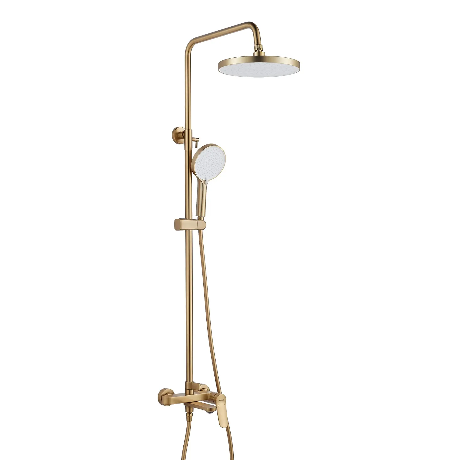 Душевая система Shevanik S4336G, золотой сатин