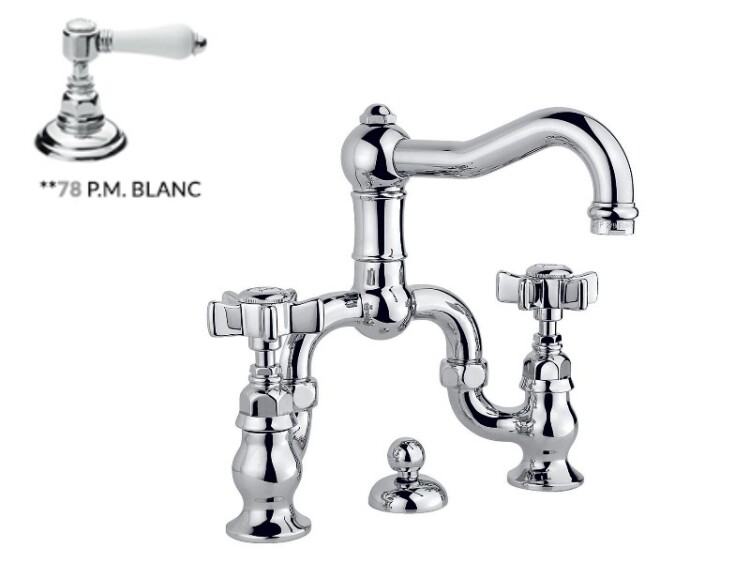 Смеситель для раковины Nicolazzi P.Mont Blanc, Bronzed Plated (1419 BZ 78)