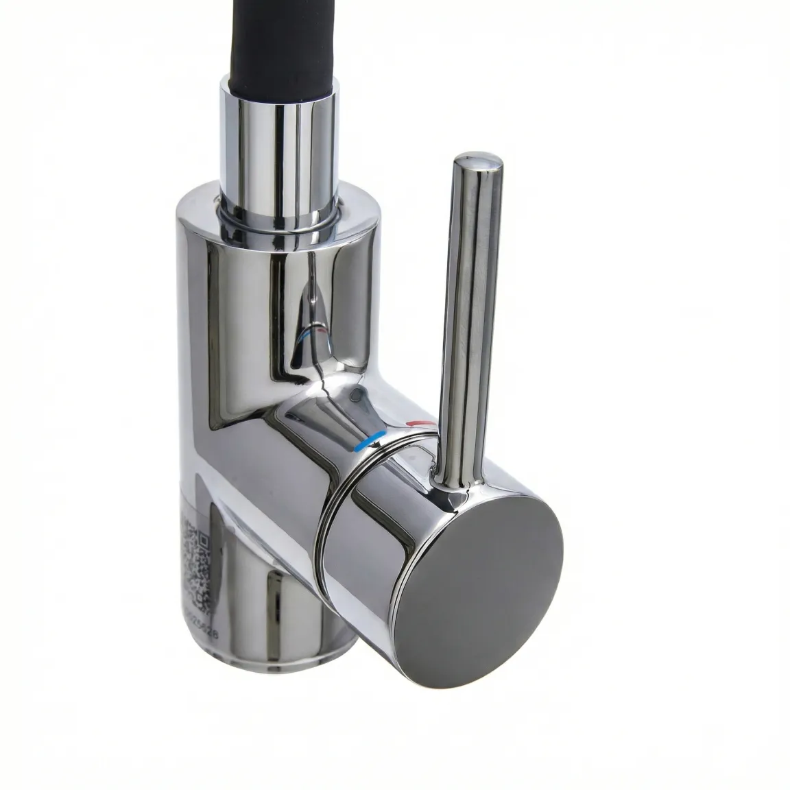 Смеситель для кухни с гибким изливом черный BRAVAT (F7800931CP-SW)