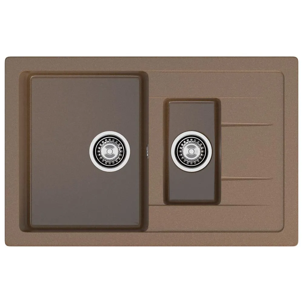 Кухонная мойка GranFest QUADRO 775KL, терракот