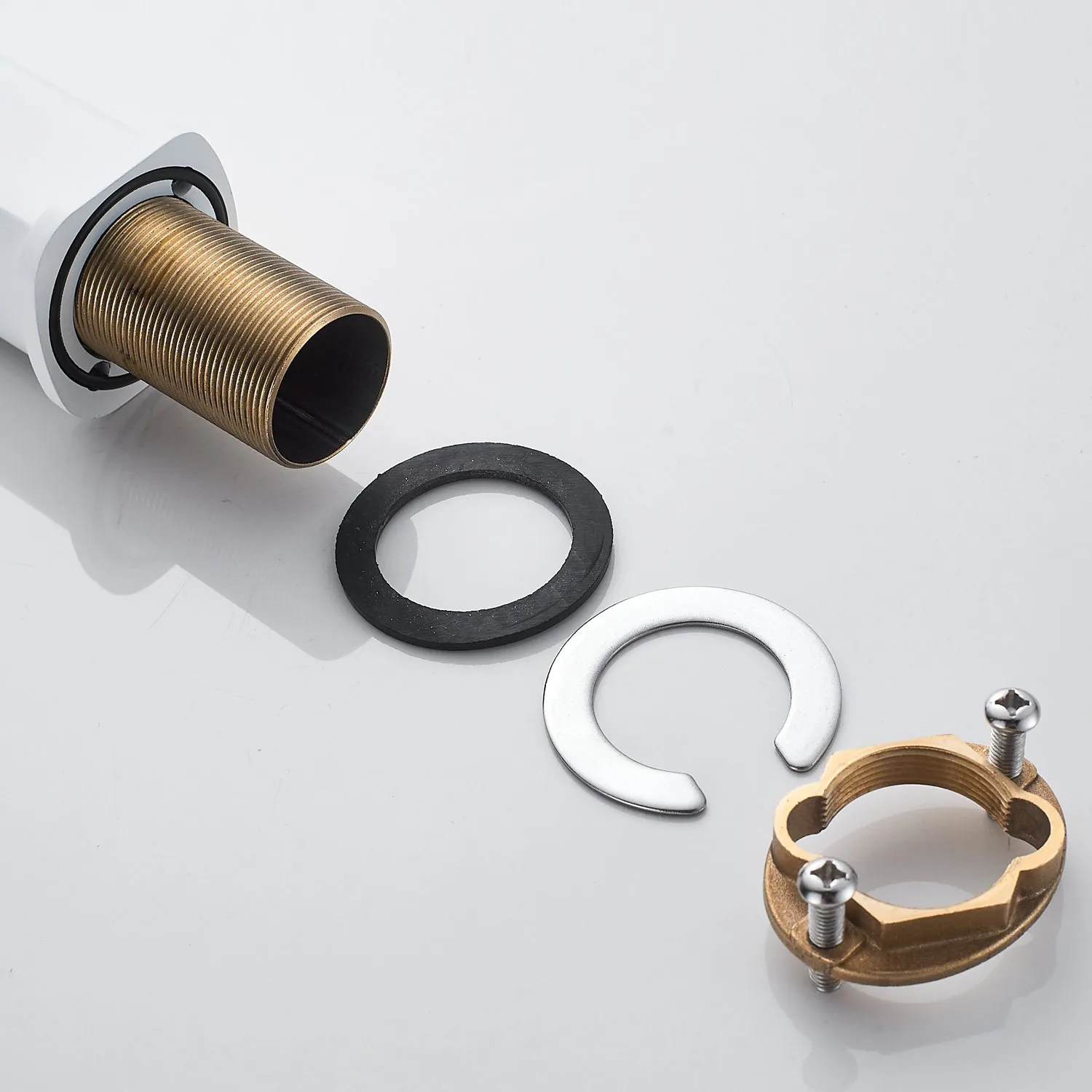 Смеситель для раковины Shevanik S9911C, белый