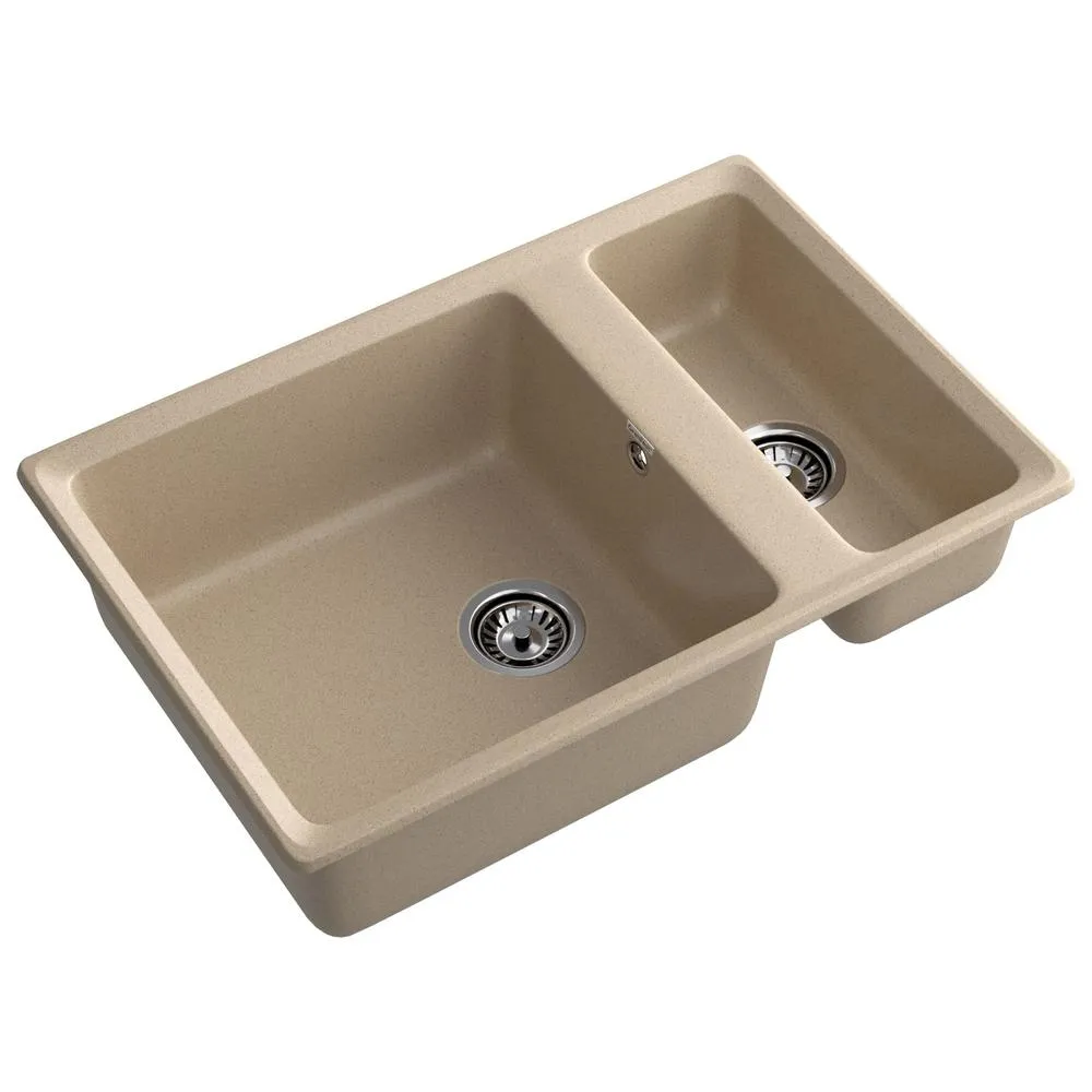 Кухонная мойка GranFest LEVEL 760K, песочный
