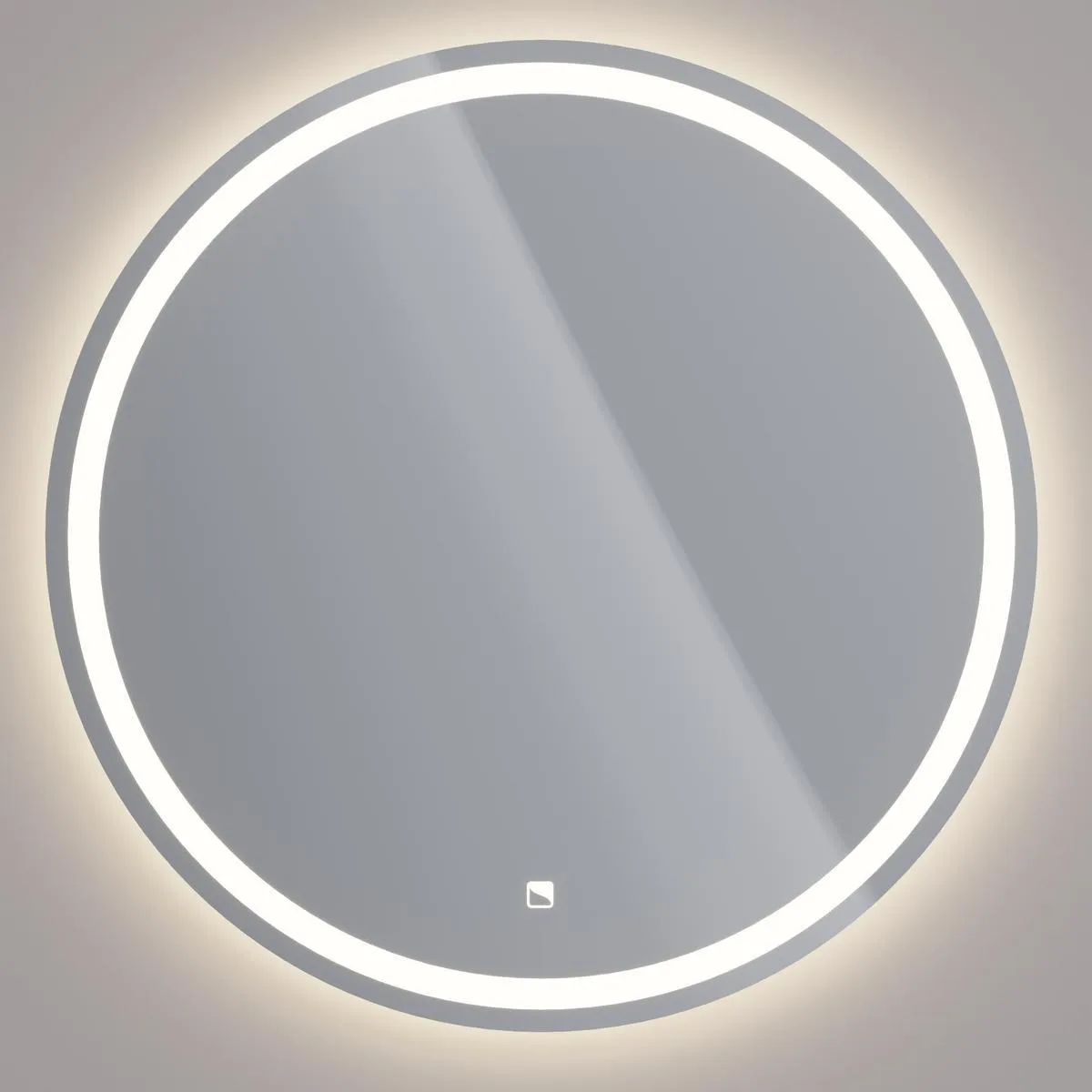 Зеркало Dreja Luno 60x60 см, белый