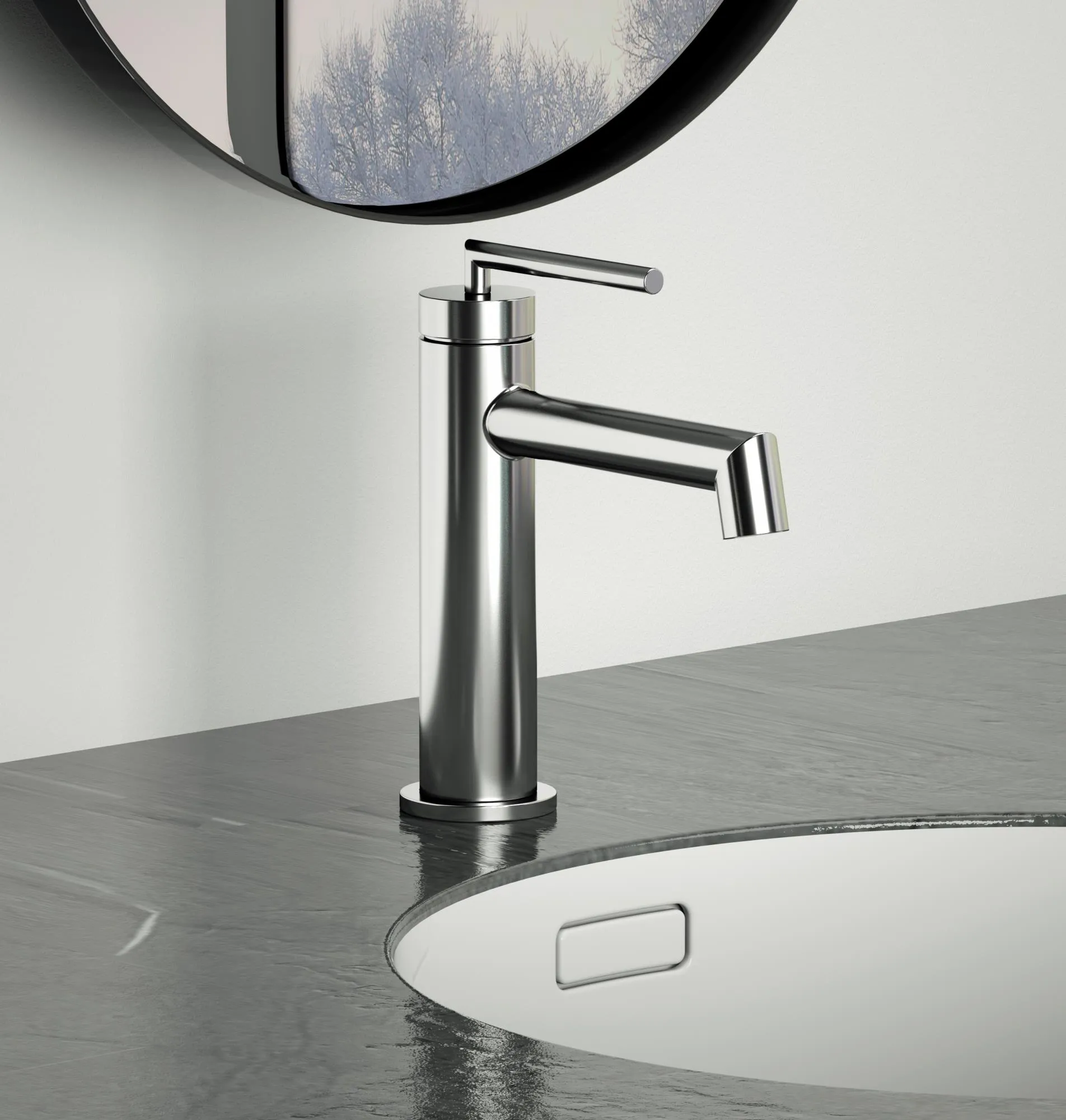 Смеситель для раковины BelBagno Acqua, хром (ACQUA-LVM-CRM)