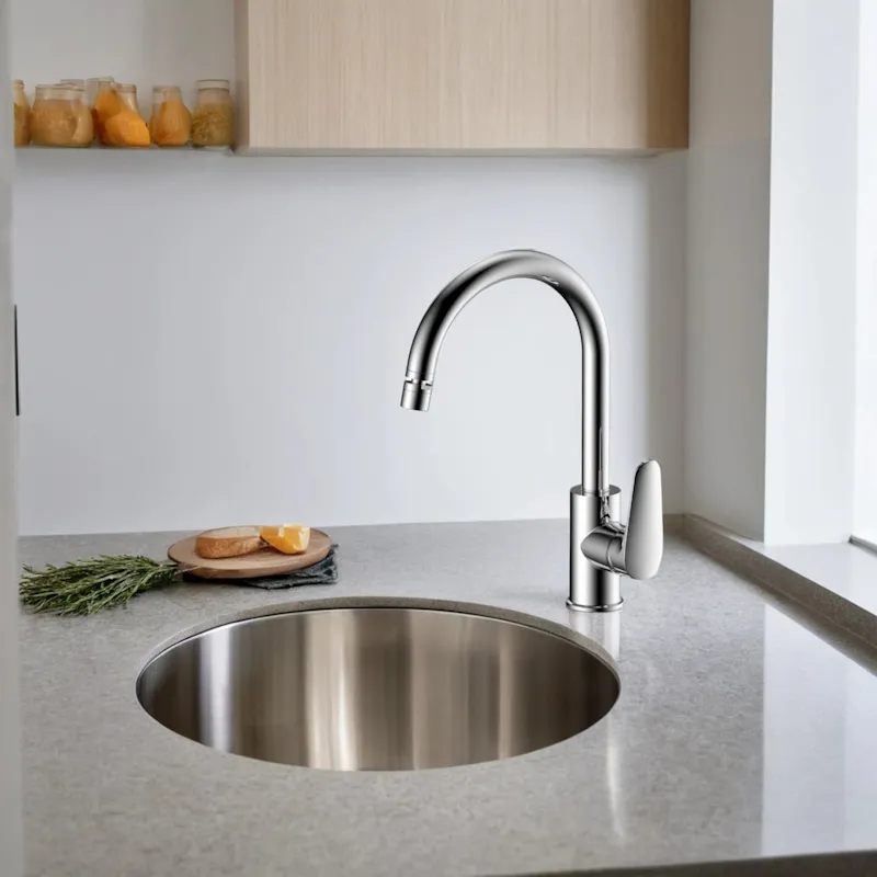 Смеситель VODA "Splash" для кухни, R-излив (SPL519flex)