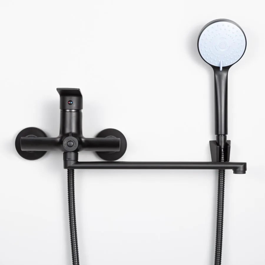 Смеситель для ванны FRUD R22158-6, черный