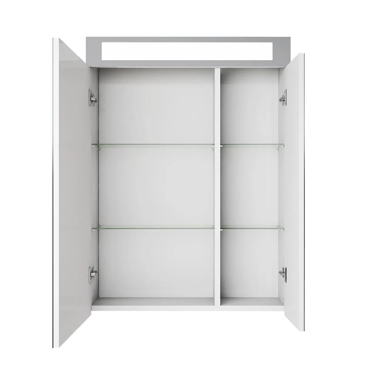 Зеркальный шкаф Dreja Uni 60 см, белый