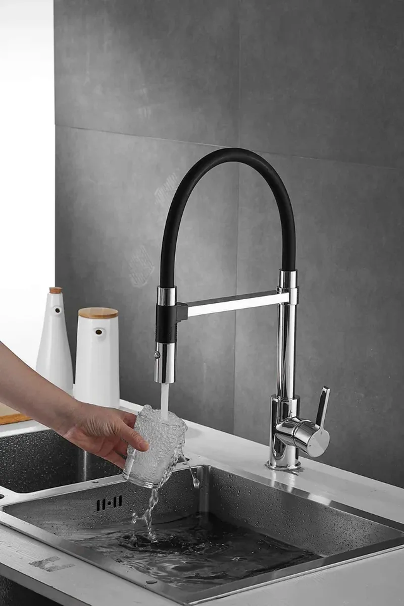 Смеситель для кухни Rose R133, хром