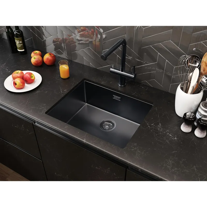 Кухонная мойка Grandex Aqua Optima 5011363, графит