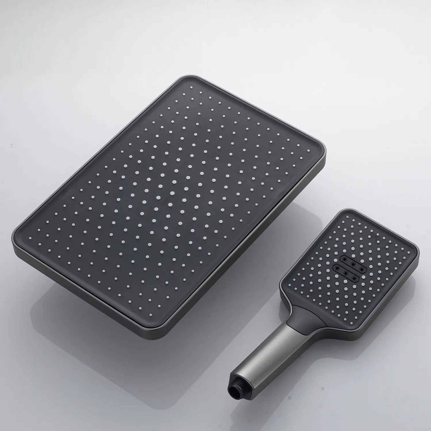 Душевая система Shevanik S4436T, оружейная сталь