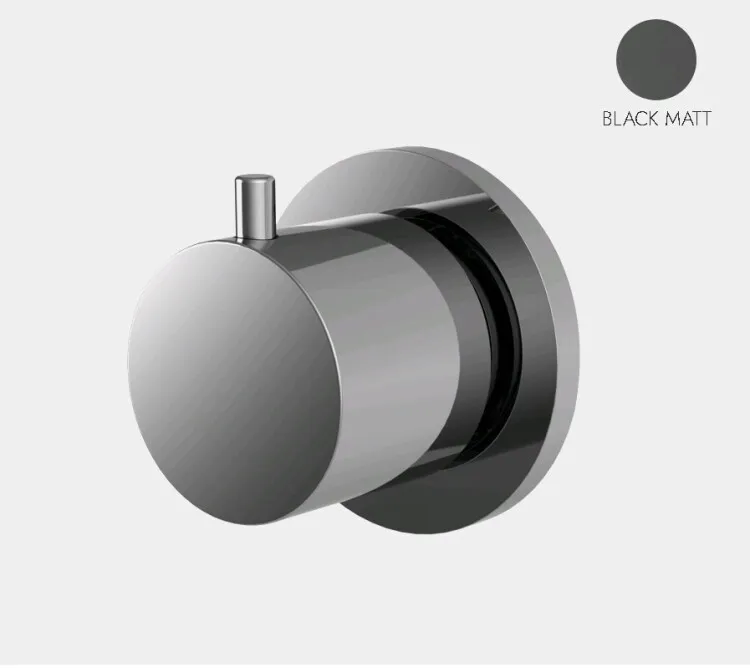 Вентиль Fima Carlo Frattini Flo', переключающий (дивертор), 1/2". чёрный матовый (F3233N2NS)