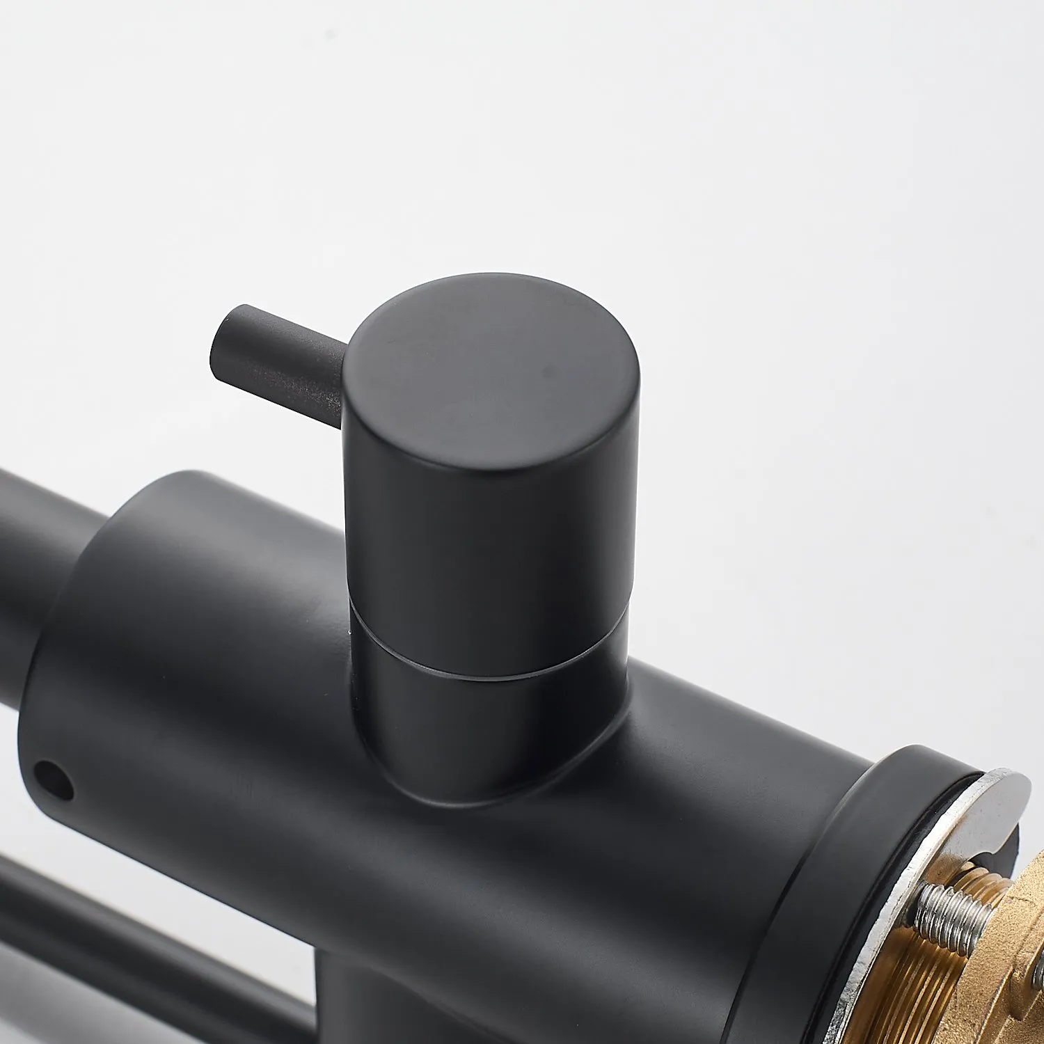 Смеситель для кухни с подключением фильтра воды Raffine F118H, черный