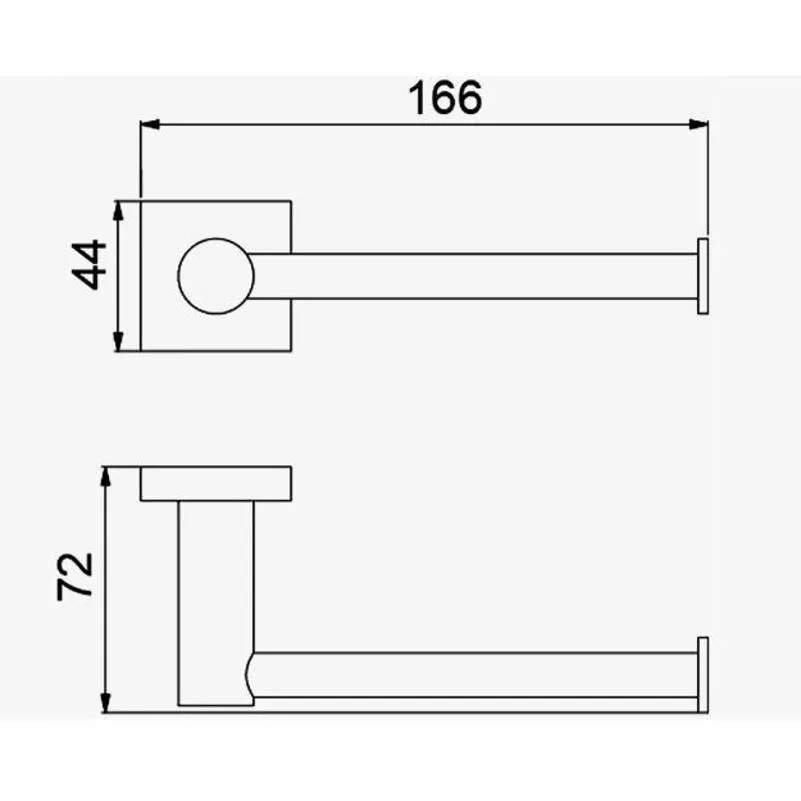 Держатель для туалетной бумаги D-Lin D244222, черный