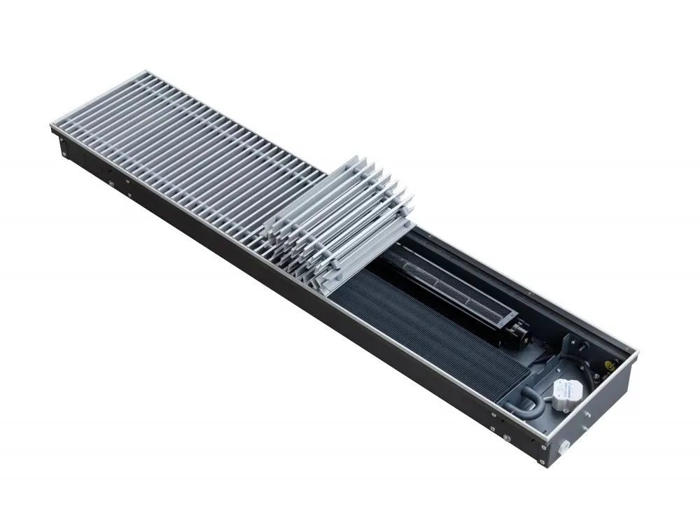 Внутрипольный конвектор Techno Vent KVZV 380-85-3700 /24V с принудительной конвекцией