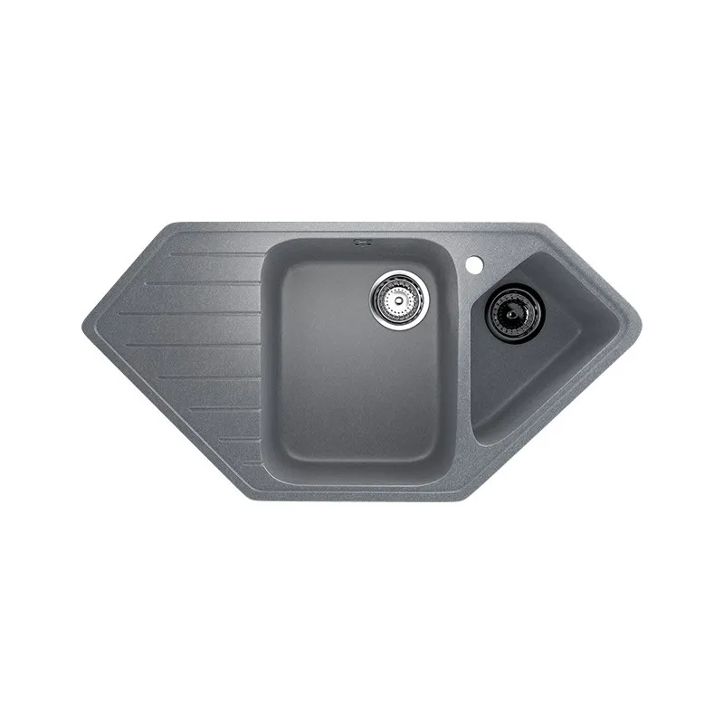 Кухонная мойка Ulgran U-409-342, графит
