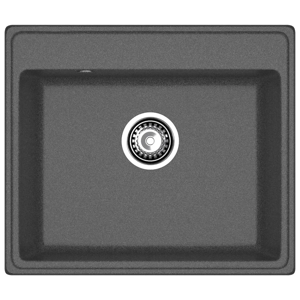 Кухонная мойка GranFest VERTEX 580, графит