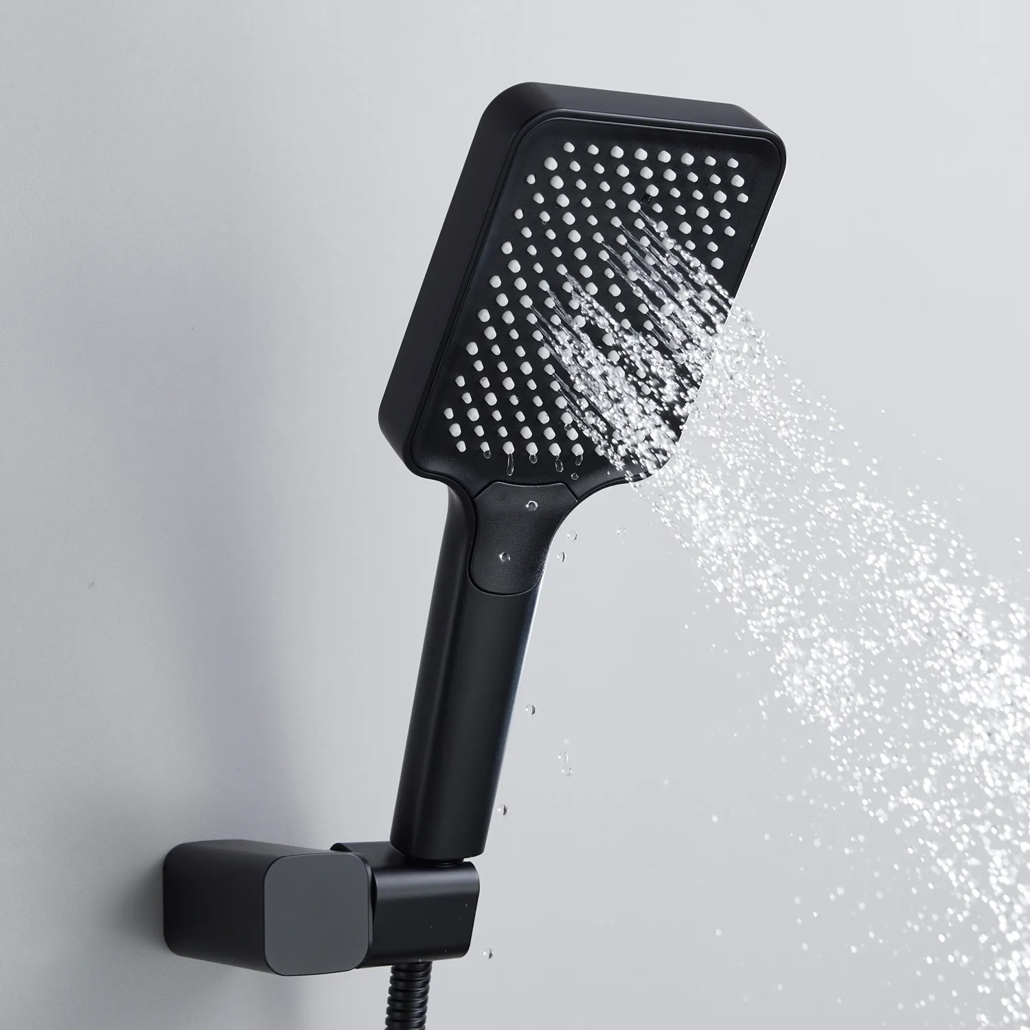 Душевая система встраиваемая Shevanik S9935H, черный