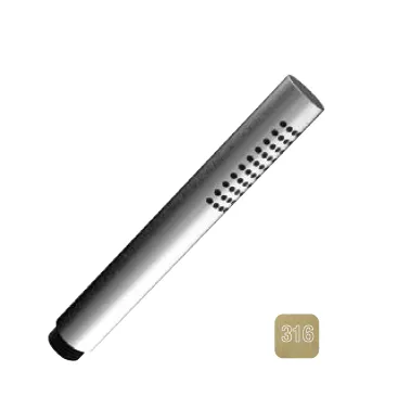 Ручной душ Almar 316 Stalnless Steel, 25х180, High Brass Brushed PVD (E082095.HB316)