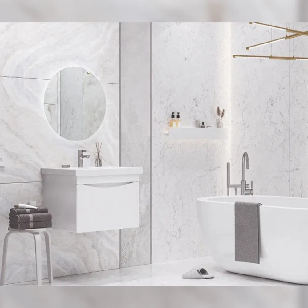 Тумба с раковиной подвесная Velvex Vizo tpVIZ.60.1Y-21, 60 см