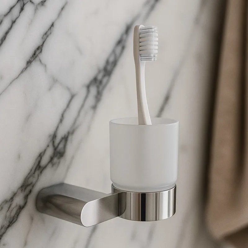 Стакан для ванной комнаты Knotlor SC102C, хром