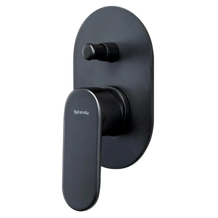 Смеситель для душа Splendy Rest на 2 потребителя черный матовый (RE204U1K2BM)