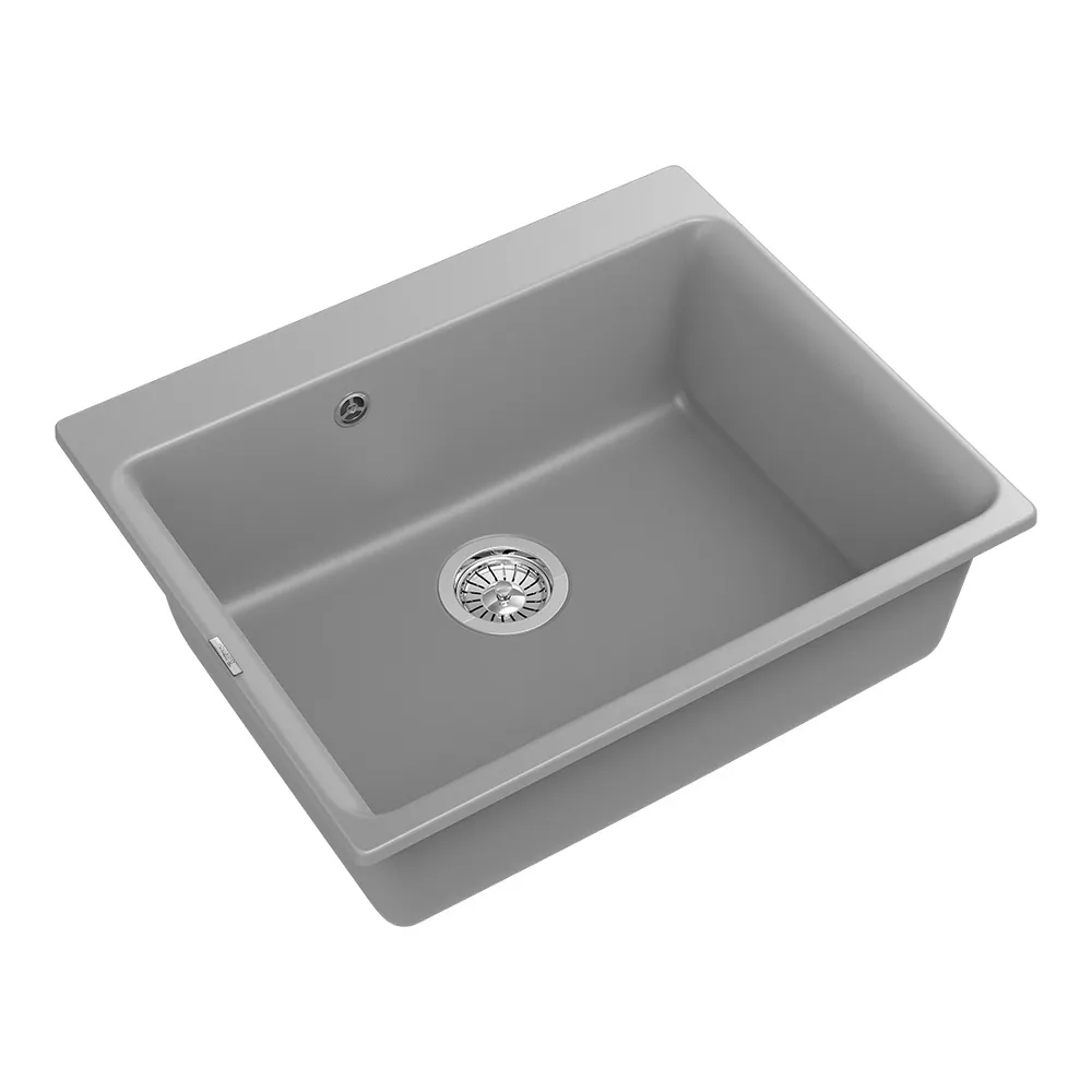 Кухонная мойка Rivelato AXEL Х-60, серый металлик