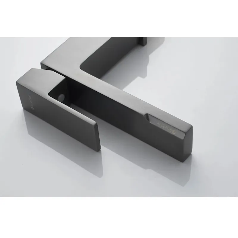 Cмеситель для раковины Knotlor KN-20/GM, оружейная сталь