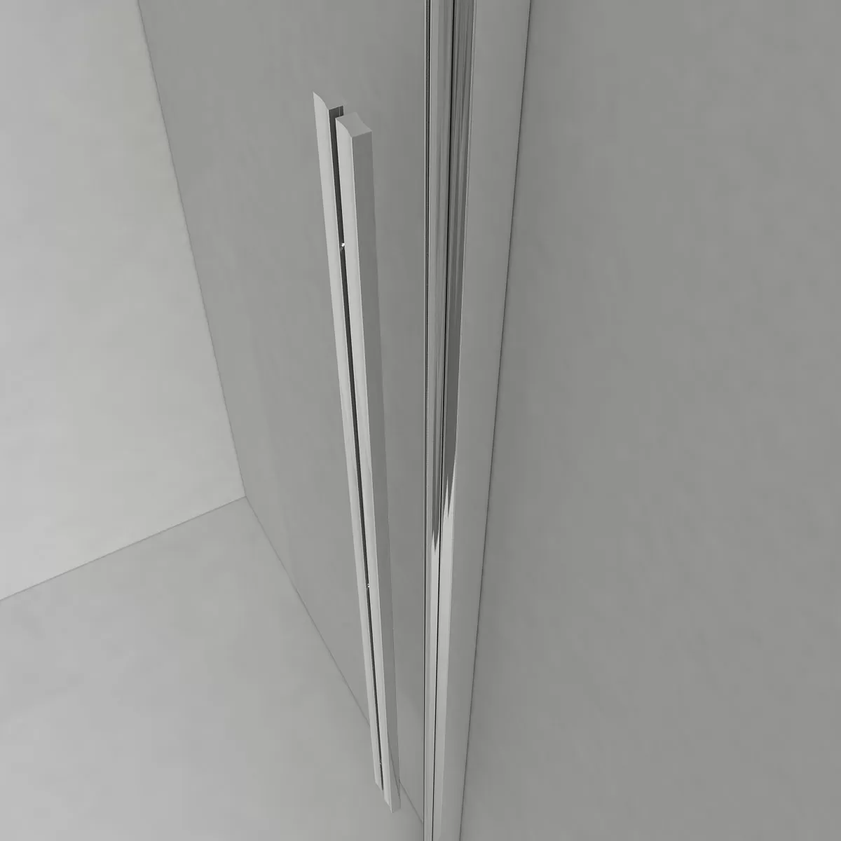 Душевой уголок Vincea Lugano (VSR-1L1012CLGM-1) 1200х1000 мм, вороненая сталь, стекло прозрачное