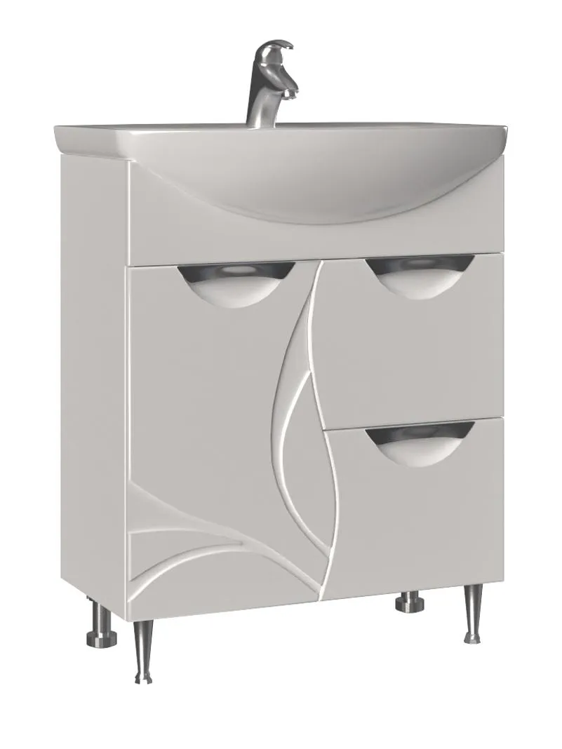 Тумба с раковиной напольная VIGO Callao tn.CAL.BAL.70.1D.2Y, 70 см