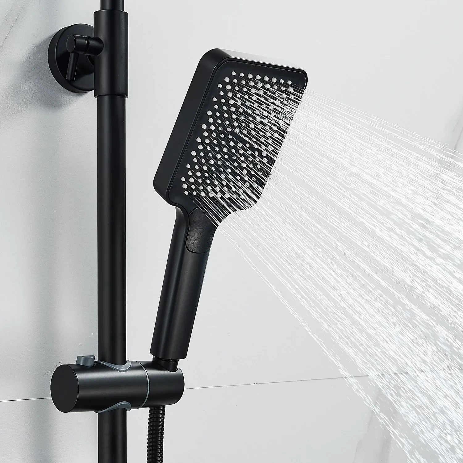 Душевая система Shevanik S9936H, черный