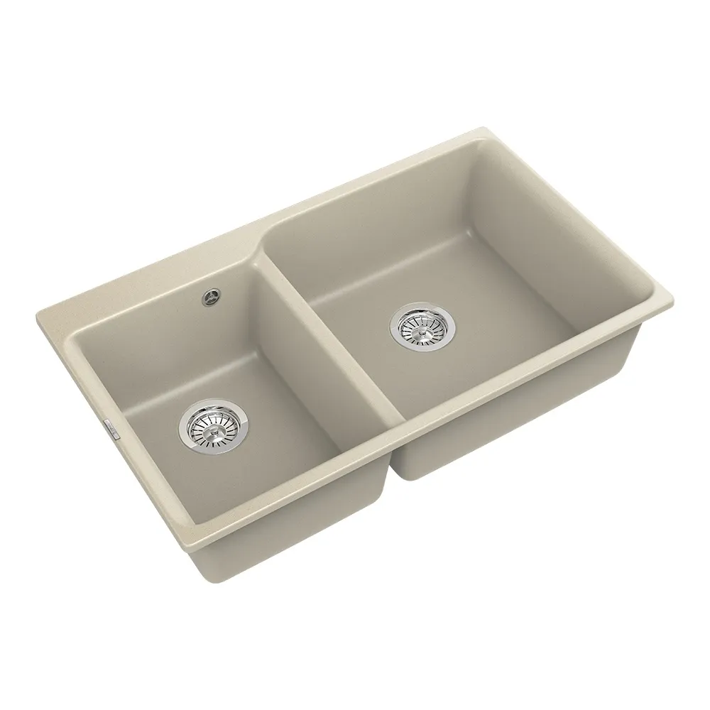 Кухонная мойка Rivelato AXEL X-90D, темно-бежевый