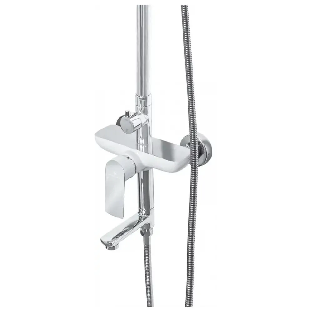 Душевая система Grocenberg GB7009WC, белый/хром