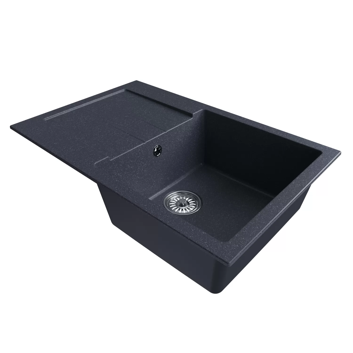 Мойка MIXLINE ML-GM31 с крылом  антрацит (343) 770*500*190мм NEW (552196)