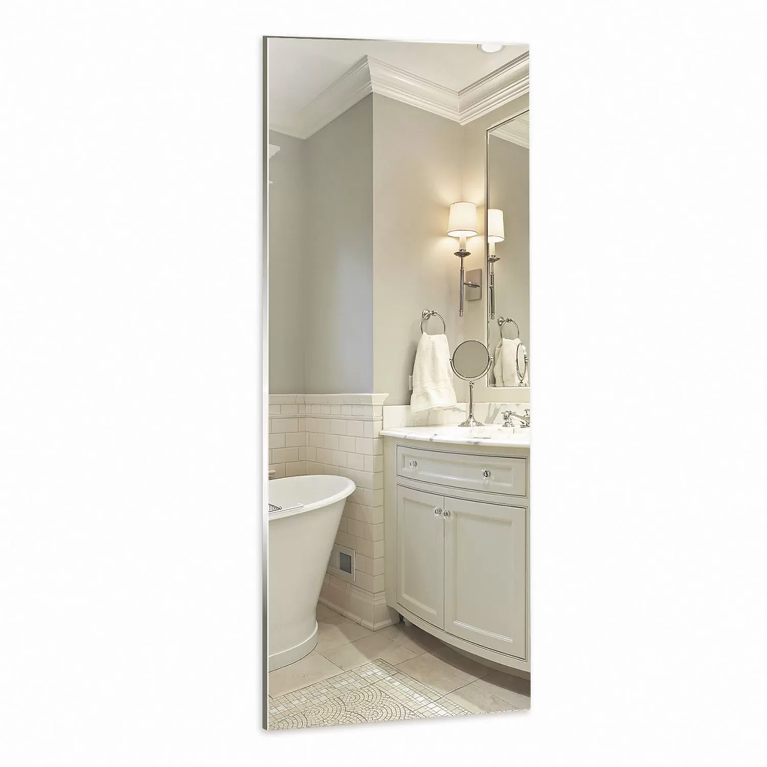 Зеркало без подсветки MIXLINE 400*1000 (525024) 